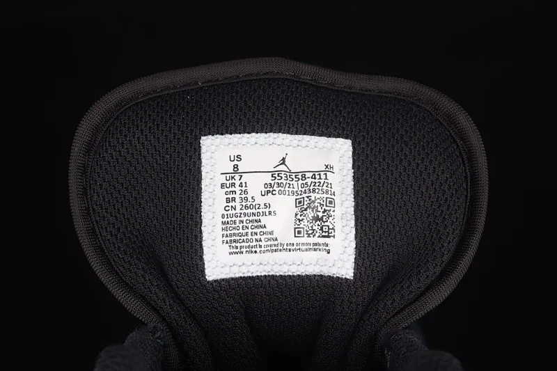 All categories Air Jordan Jordan series basketball shoes Air Jordan 1 Low G version pure original Air Jordan 1 Low "Dark Teal" AJ1 Qiao 1 Qinglan low-top cultural and leisure sports sneakers 553558-411